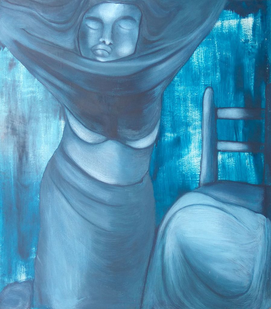 Volume. Cm 100 x 140. Acrilico su tela.